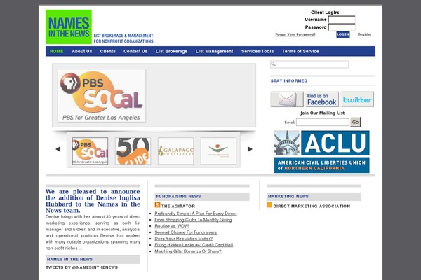 Site using Front-slider plugin