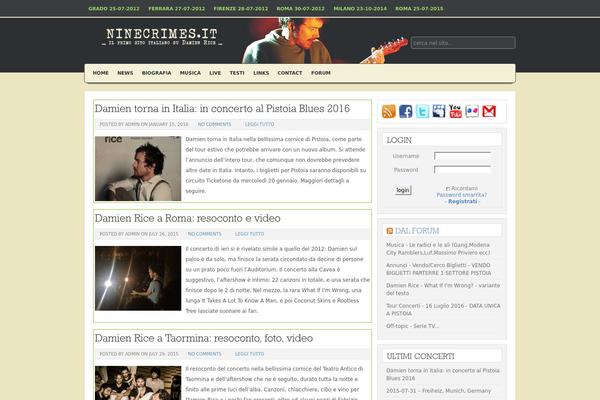 Helios theme site design template sample