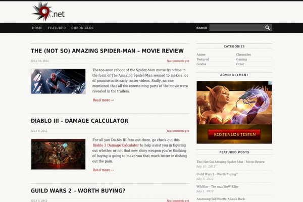 Ampersand theme site design template sample