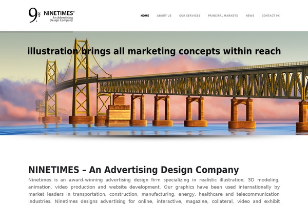 Thunder theme site design template sample
