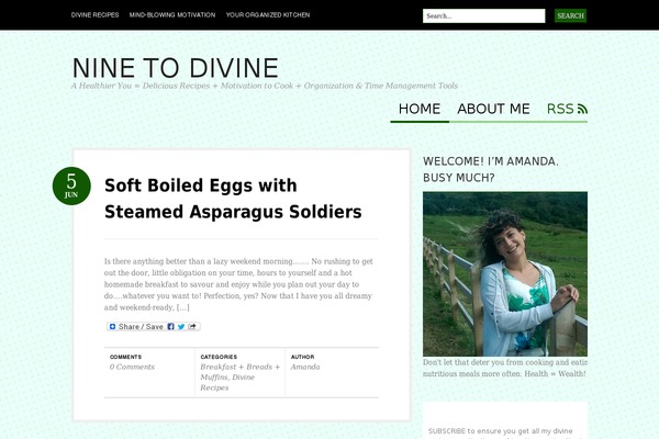 Bueno theme site design template sample