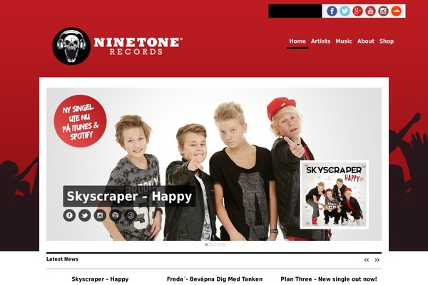 ninetonerecords theme websites examples