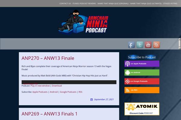 Site using Blubrry PowerPress Podcasting plugin plugin