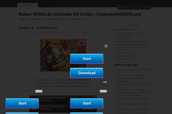 zBench theme site design template sample