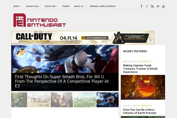Ace website example screenshot