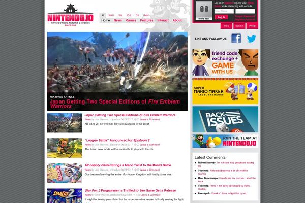 Site using Live Blogging plugin