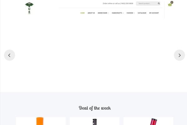 Organica theme site design template sample