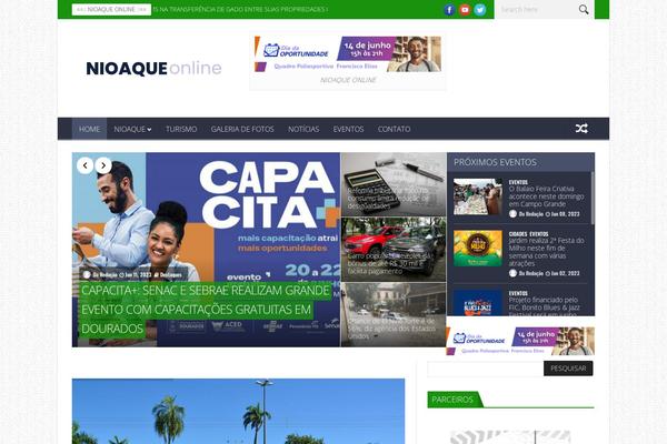NanoMag theme site design template sample