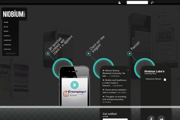 Sideways theme site design template sample