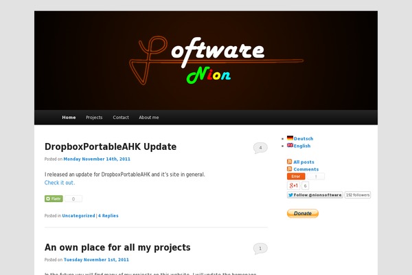 Site using qTranslate plugin