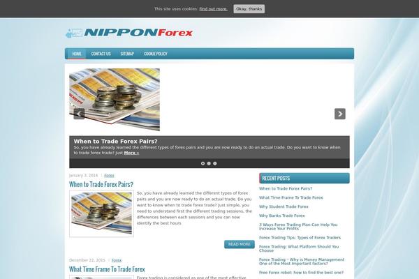 Financespot theme site design template sample