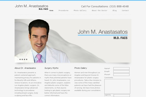 Site using J Shortcodes plugin