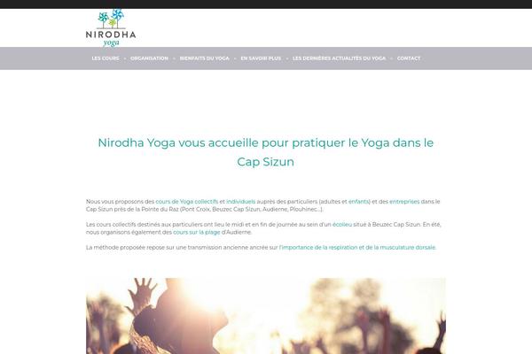 Yoga-fit theme site design template sample