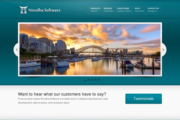 Shift theme site design template sample