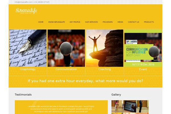 Kinder theme site design template sample