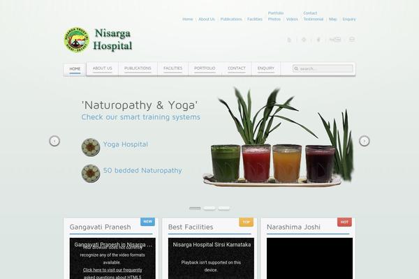 Balance theme site design template sample