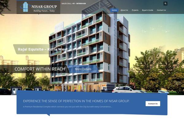 Ventus theme site design template sample