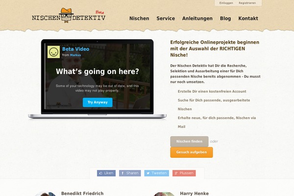 nischen-detektiv.de site used Elma-baylys