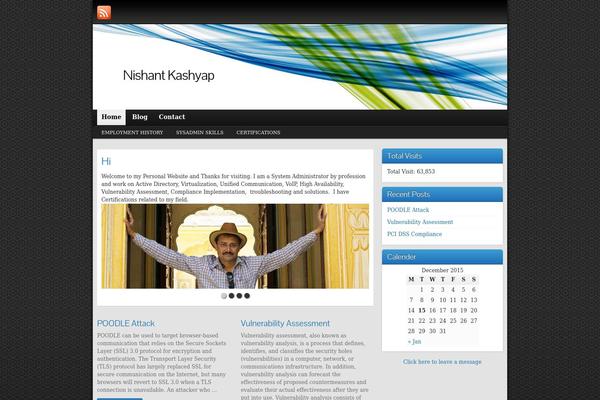 Graphene theme site design template sample