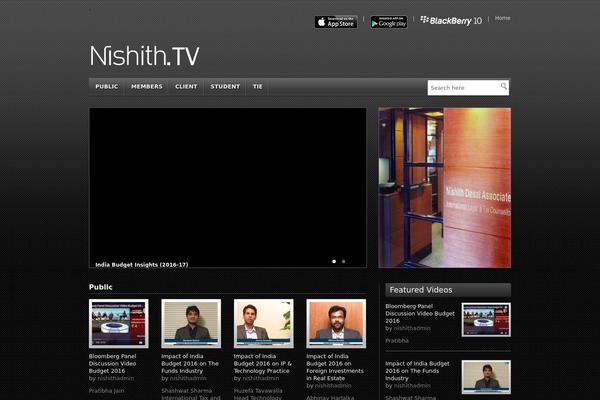 Video theme site design template sample