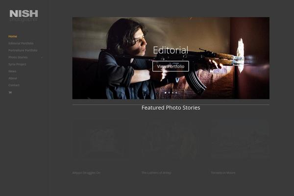 Divi theme site design template sample