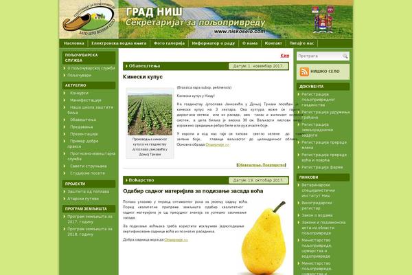 Ns theme site design template sample