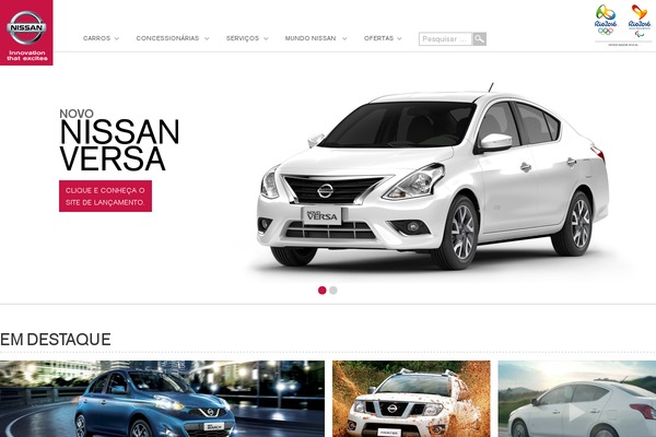 nissan theme websites examples