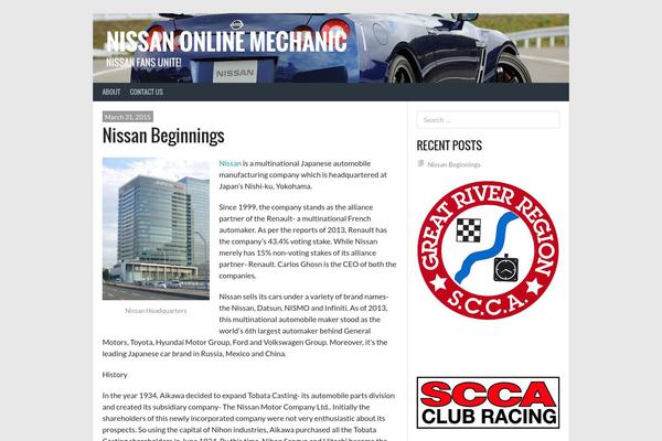 Rookie theme site design template sample