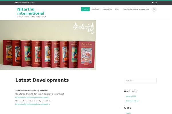 Ascent theme site design template sample