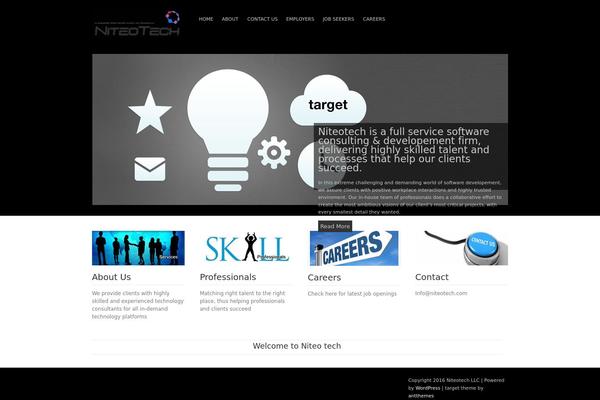 Target theme site design template sample