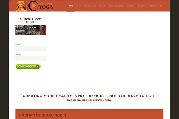 nithyayoga.com site used Enfold