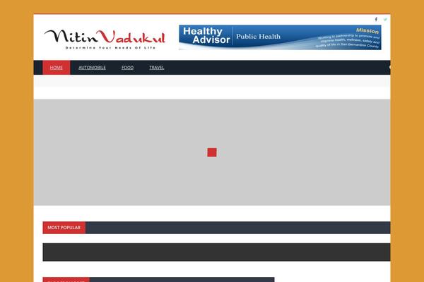 Gloria theme site design template sample