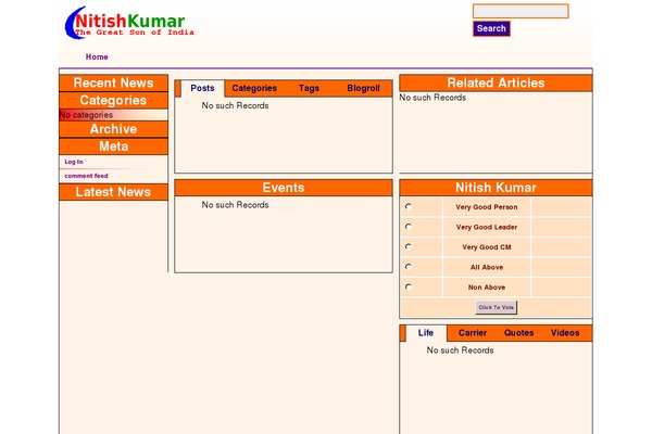 New theme site design template sample