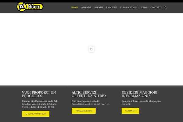 Industrial theme site design template sample