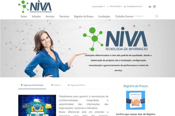 Impreza theme site design template sample