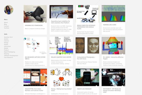 Gridlocked theme site design template sample