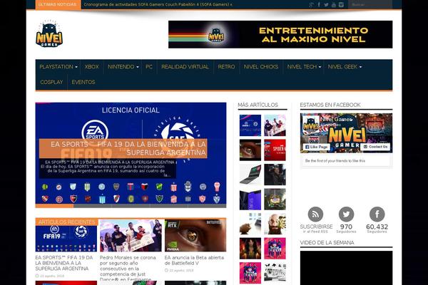 Jarida theme site design template sample