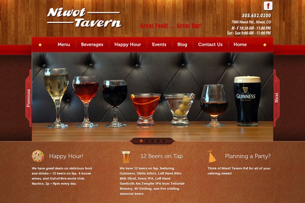 Bordeaux theme site design template sample