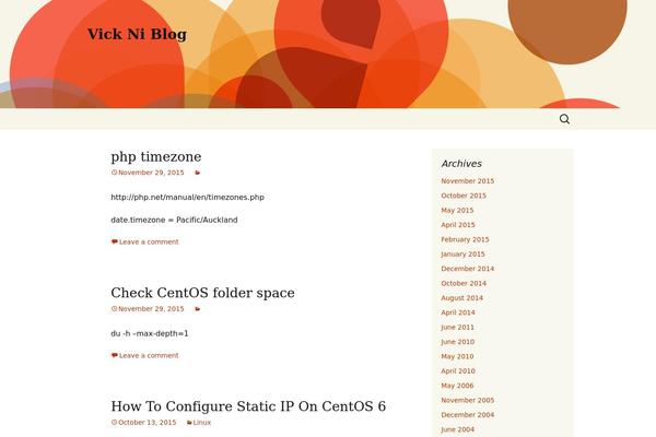 Twenty Thirteen theme site design template sample