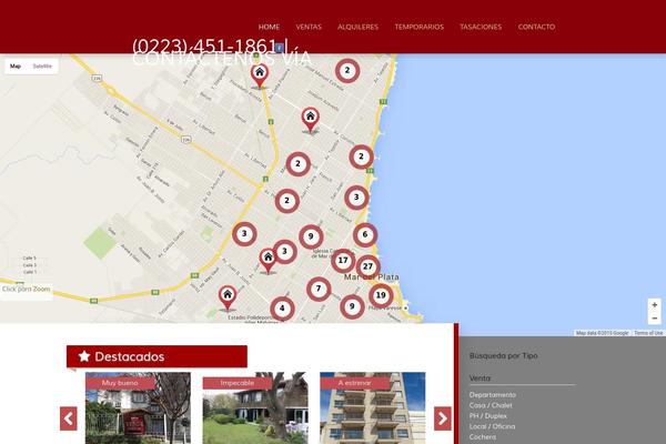 nizzipropiedades.com site used Wp Estate