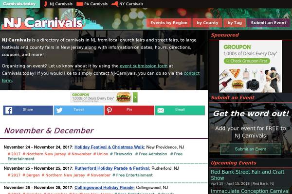 Blankslate Child theme site design template sample