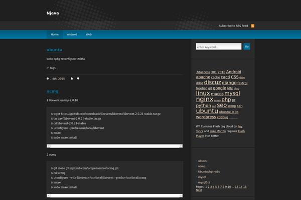 deCoder theme site design template sample