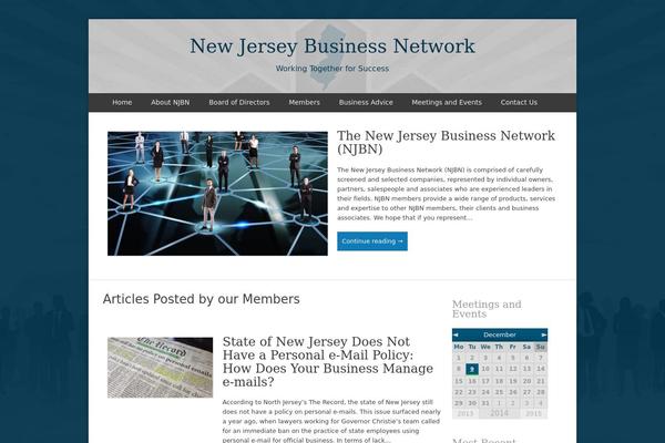 Site using WordPress Event Calendar plugin