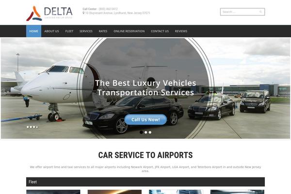 RedLine theme site design template sample