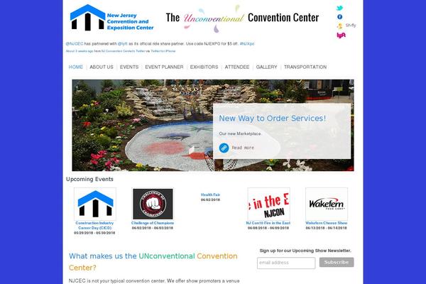 Evento theme site design template sample