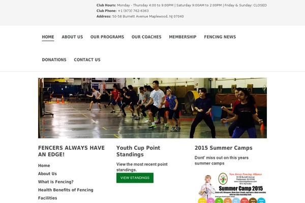 njfencingalliance.com site used Moustache