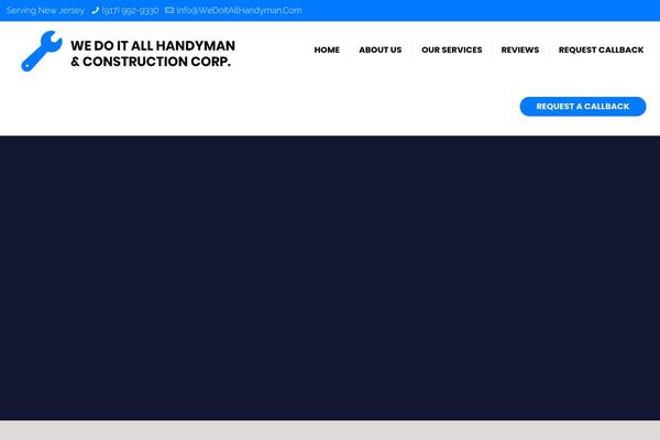 Construction theme site design template sample