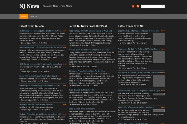 Onenews Premium theme site design template sample