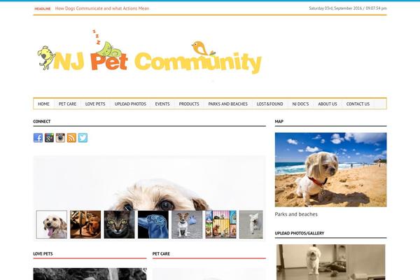 Site using Feature A Page Widget plugin
