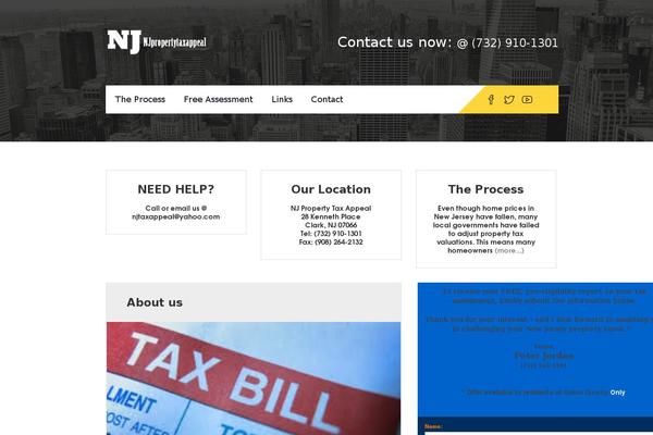 njpropertytaxappeal.net site used Constructzine Lite